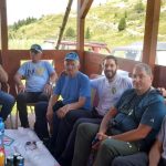U trenucima predaha na katunu Koljenovića sdesna Meško Deljanin, Božidar Proročić, Boban Redžepagić i Zuvdija Bajraktarević