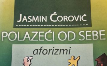 JASMIN ĆOROVIĆ: KNJIGA AFORIZAMA ” POLAZEĆI OD SEBE”, OBAVEZNA LITERATURA